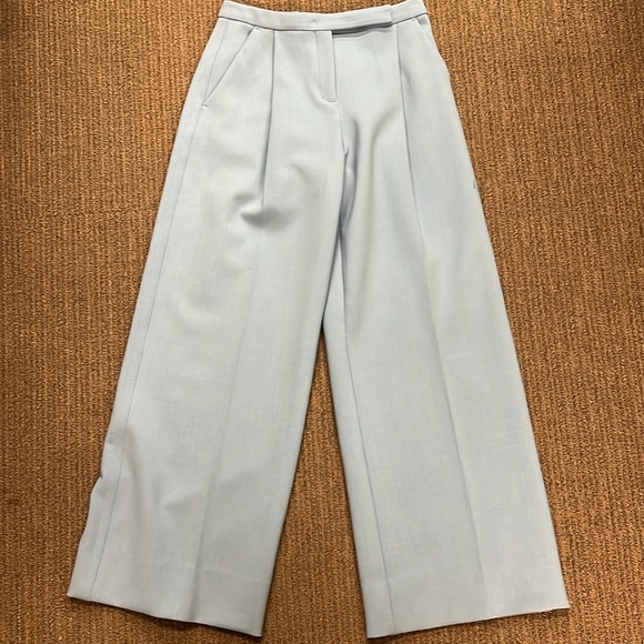 Dorothee Schumacher robins egg blue wool crepe pant suit - Picture 5 of 10